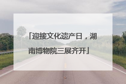 迎接文化遗产日，湖南博物院三展齐开
