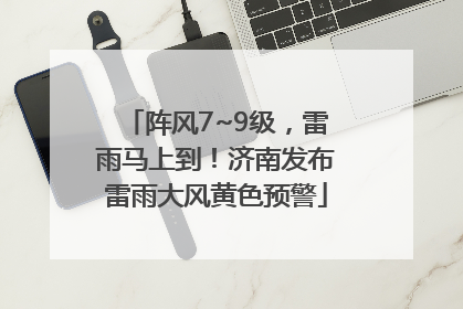 阵风7~9级，雷雨马上到！济南发布雷雨大风黄色预警