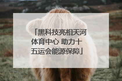 黑科技亮相天河体育中心 助力十五运会能源保障