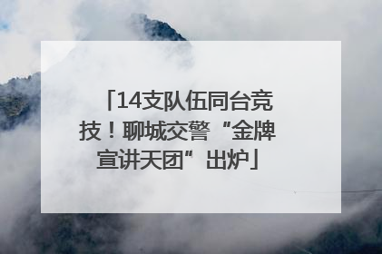 14支队伍同台竞技！聊城交警“金牌宣讲天团”出炉