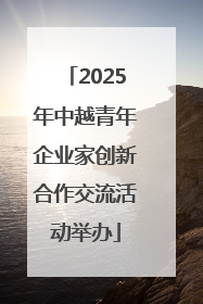 2025年中越青年企业家创新合作交流活动举办