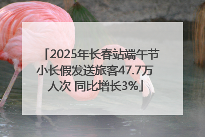 2025年长春站端午节小长假发送旅客47.7万人次 同比增长3%