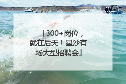 300+岗位，就在后天！星沙有场大型招聘会